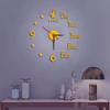 Luminous Wall Clock Modern Design Easy to Install Battery Powered Silent DIY Wall Clock Decoration for Living Room