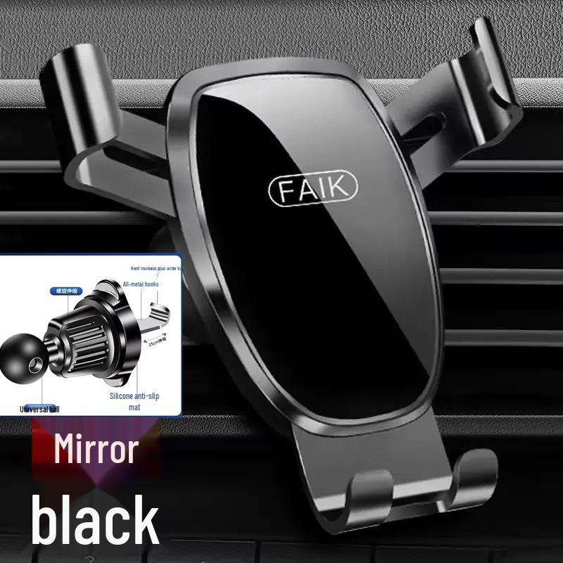 Gravity Sensor Triangular Car Phone Holder for Air Vents