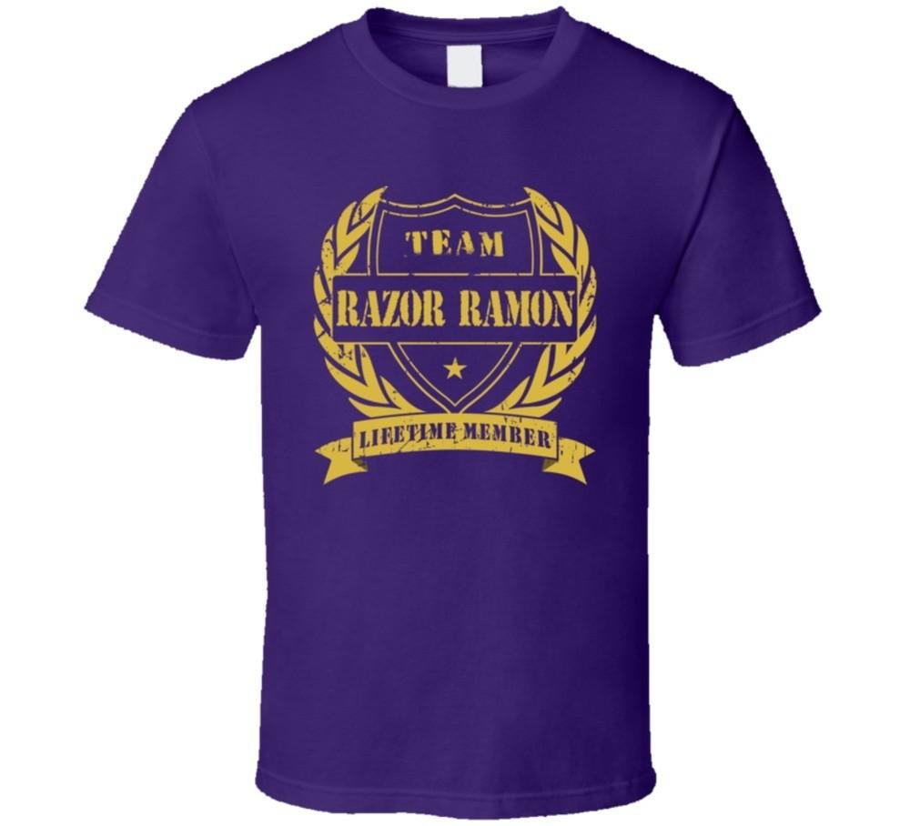 Razor Ramon Team Lifetime Member Wrestling T Shirt  Unisex T-Shirt L