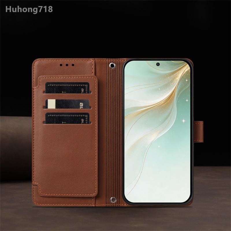 For Itel A49 Play A50C A58 Lite A80 A90 A95 P38 S17 Vision 3 5 4G 5G Flip Wallet Case Leather Cover With Card Slots Hand Strap Wireless Charging