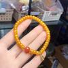 Exquisite Unisex Natural Beeswax Beads Bracelet - High-End Fashion Accessory