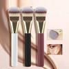 Pinceau de Maquillage Incliné pour Poudre Liquide Crème Buffing Mélange Portable Pinceau de Maquillage Visage Pinceau Correcteur Pinceau Contouring
