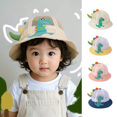 Gorra Transpirable de Pescador para Niños Sombrero de Sol con Malla Bonito Sombrero de Cubo Primavera Verano