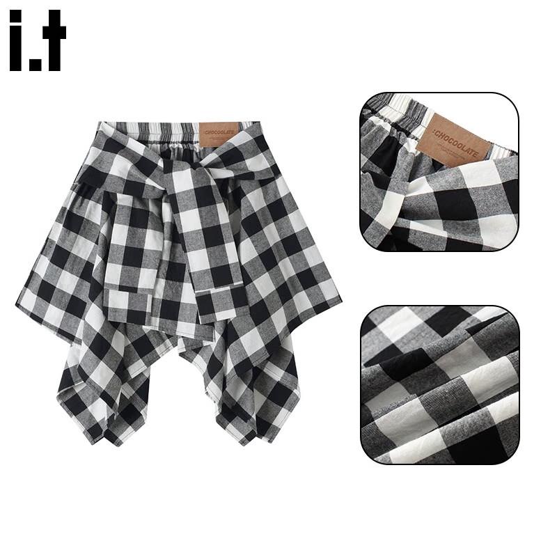 

CHOCOOLATEit Women s Irregular Strappy Cotton Skirt S
