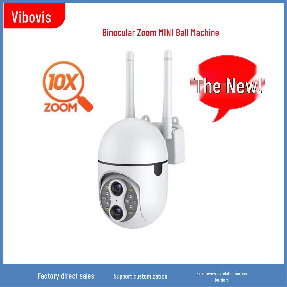 10x Zoom Wireless Auto-Tracking Mini Camera with Two-Way Audio