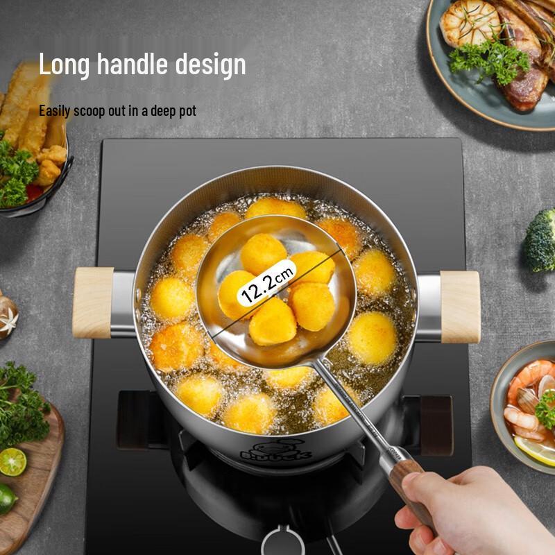 COOKER KING 316 Stainless Steel Rosewood Handle Strainer