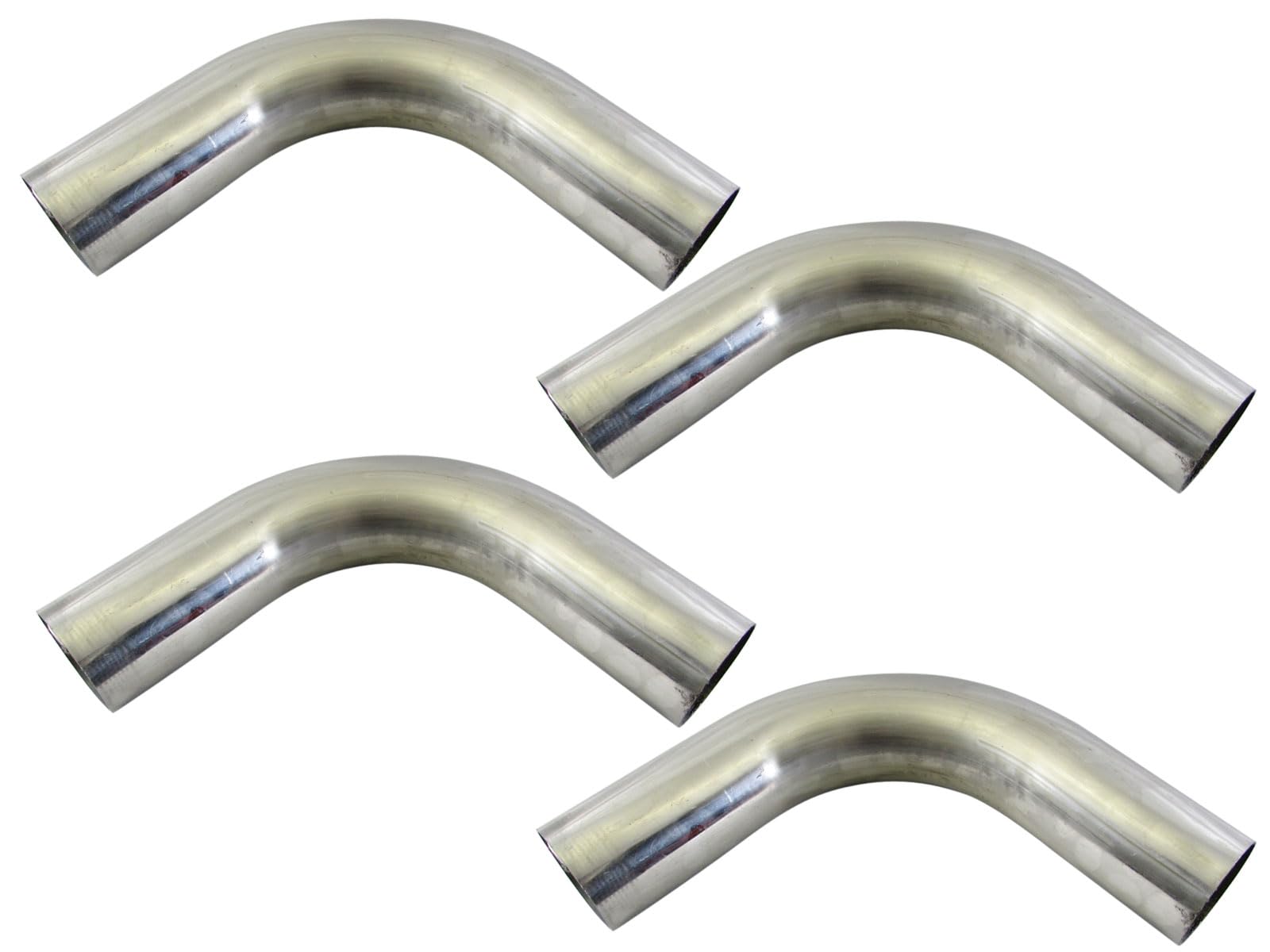 

BRIGHTZ Stainless Steel Bent 4 Pieces 70mm 70 90° Pipe, 1.5mm Thick, [CUR-PIPE-027-4PC] Diameter, 70, 90°