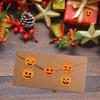 500 Pieces/roll Bag Stickers Halloween Festival Packaging Labels Pumpkin Self-adhesive Decoration Tags