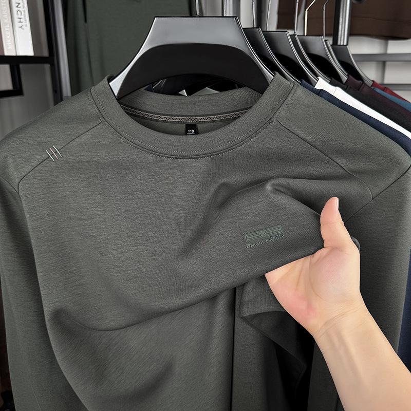 Men's Trendy Fleece-Lined Winter Pullover Hoodie - Casual Warm Round Neck Design