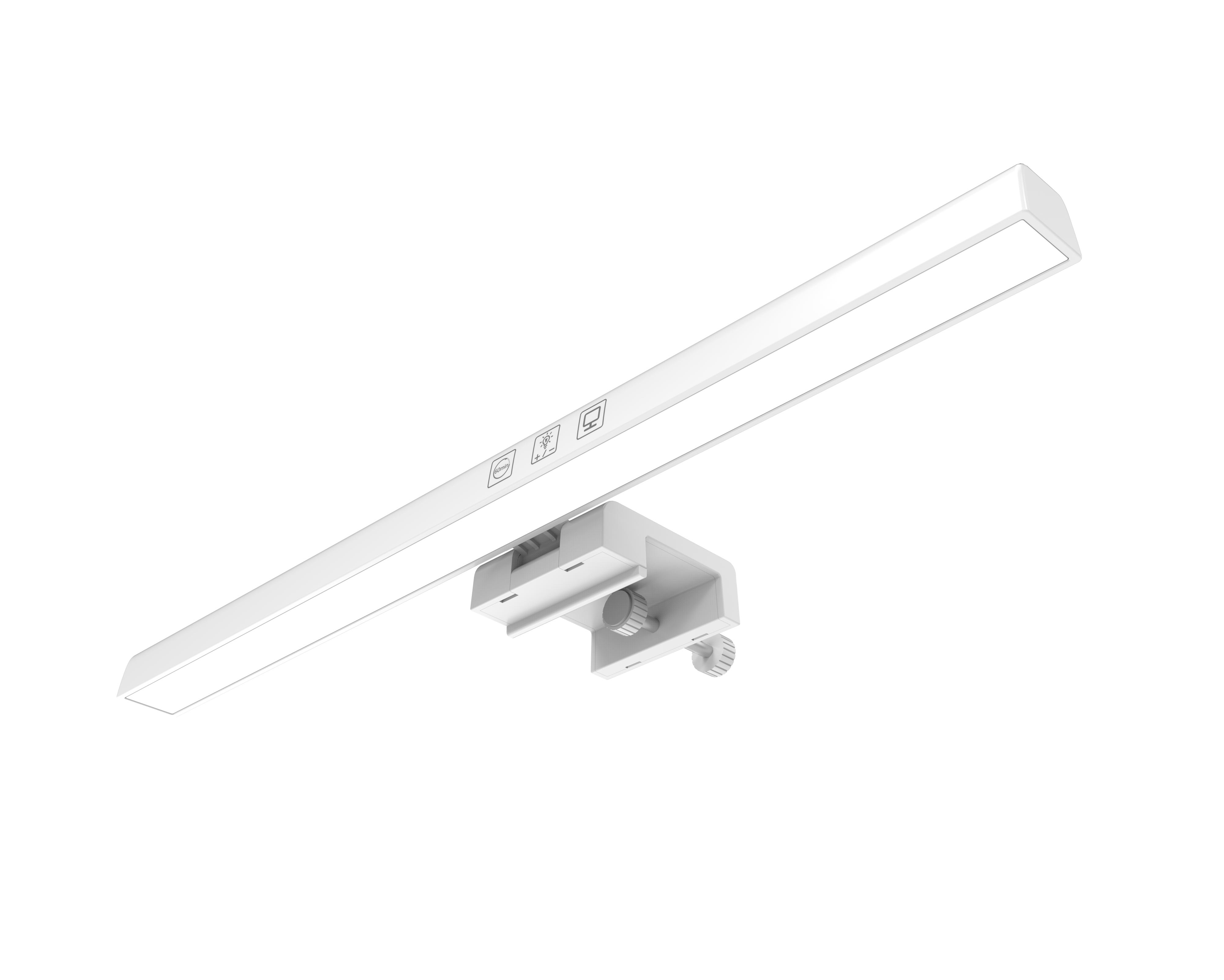 

Настольная лампа для ухода за глазами, 50 см, светодиодная лампа для экрана монитора компьютера, ПК, светильник с бесступенчатым затемнением, для чтения, с питанием от USB, подвесная настольная лампа