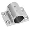 316 Stainless Steel Marine Arm Rest Accessory Rectangle 90 Degrees Tube Base Mount Hardware