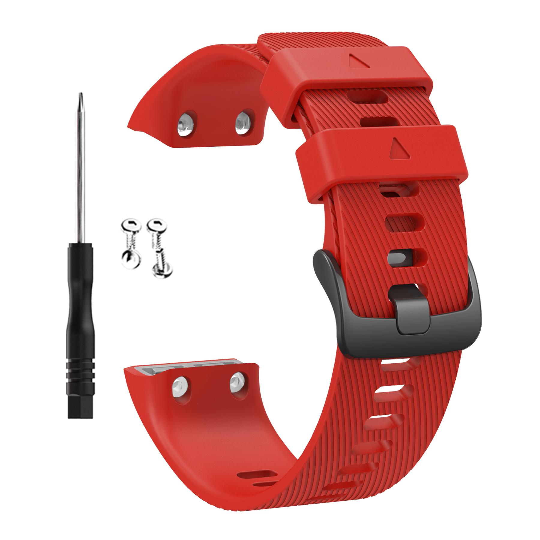 Cinturino Per Garmin Forerunner 35 Smart Watch band Cinghie da Polso in Silicone Per Garmin Forerunner 30 Cinturino Cinturino Orologio Braccialetto ro