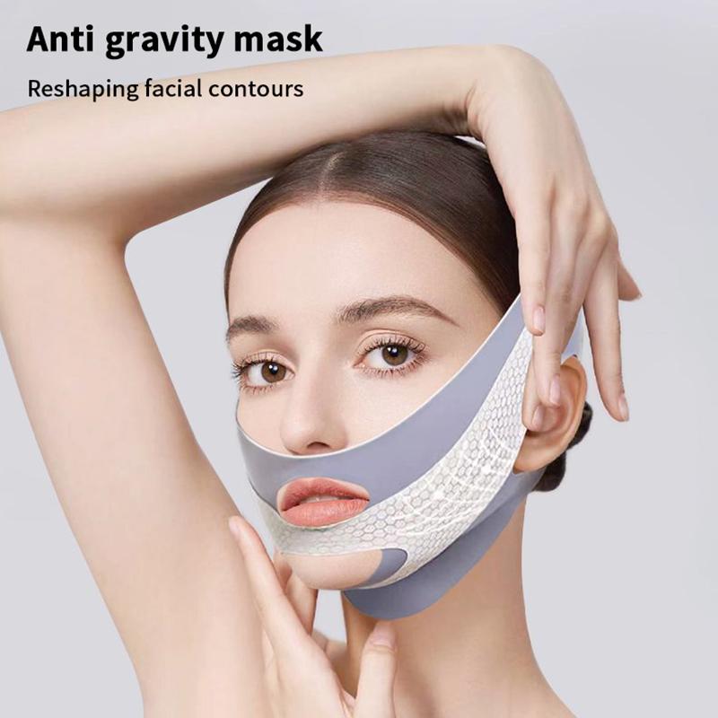 Bandage amincissant pour le visage, sculptant le visage en V et réduisant le double menton, bande liftante anti-rides pour raffermir et prendre soin de la peau