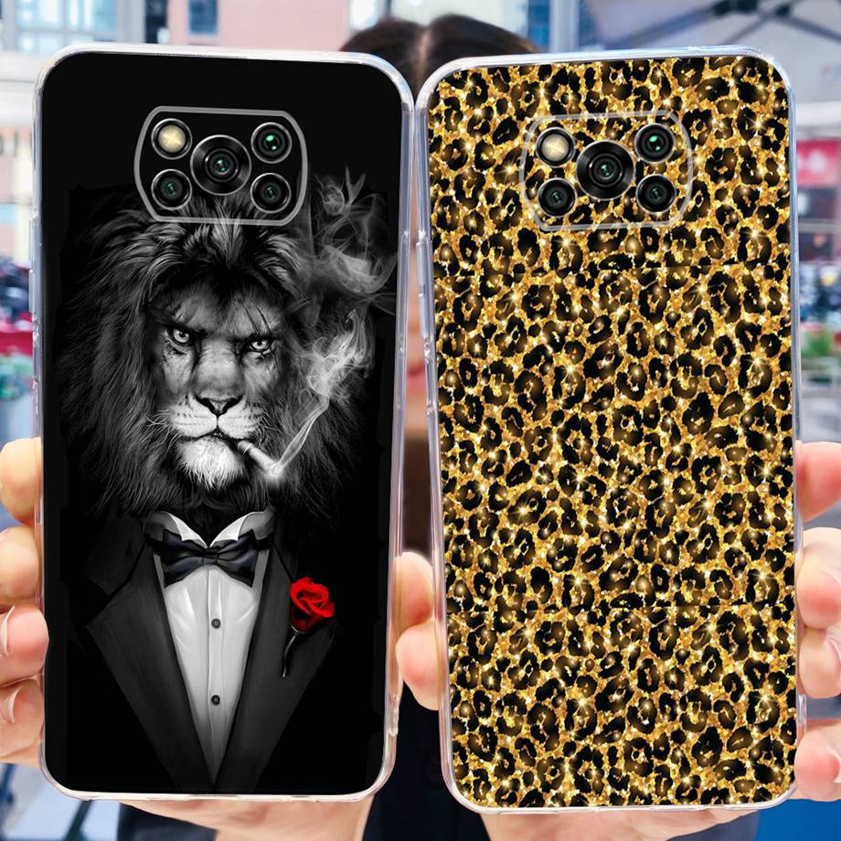 For Xiaomi Poco X3 Pro PocoX3 Case Soft Silicone Clear TPU Capa Fashion Latter Cartoon Cute Pattern For Xiomi Poco X3Pro x 3 Bag
