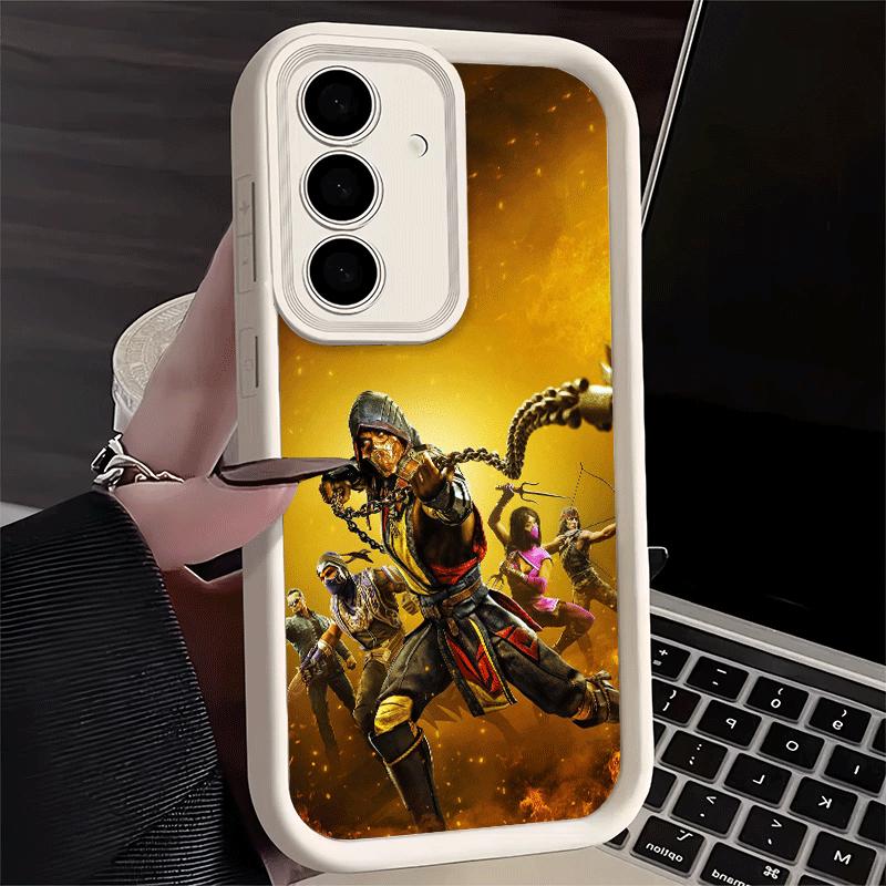 

Phone Case for Samsung Galaxy S26 S25 Ultra S24 FE Mortal Kombat Game Shell S23 Plus S22 + S21 S20 5G Soft Silicone Funda Samsung S24 Plus