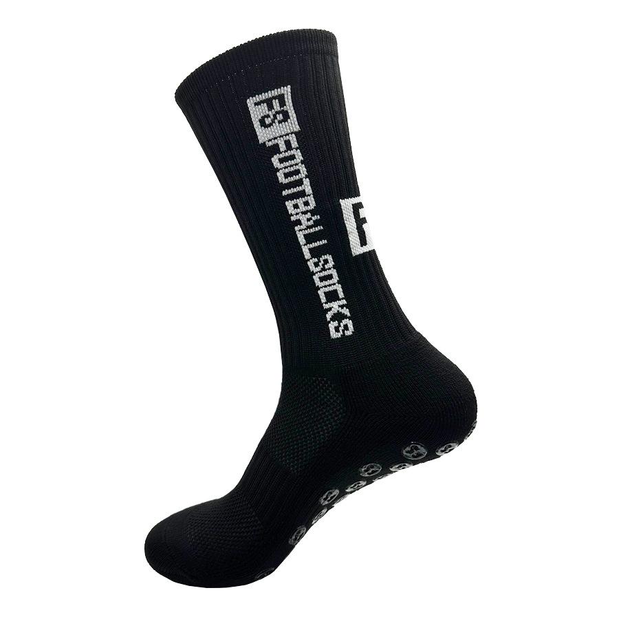 Neue Fußballsocken, mittellange Socken für Herren und Damen, selbstklebende Handtuchsohle, rutschfeste, atmungsaktive Basketballsocken, Laufsocken