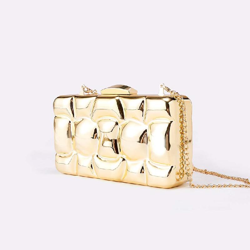 New Shoulder Bag Evening Party Acrylic Crossbody Handbags Fashion Bags High Quality Luxury Women's Wallets Square Bags Mini Gold