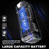 Portable Car Jump Starter 4000A Peak 24000mAh with 150PSI Air Compressor for 12V Gas/Diesel Cars Type-C LCD Display LED Light B