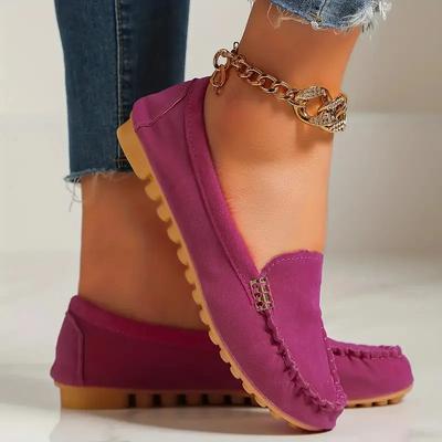 Mocassins plats légers et décontractés pour femmes, chaussures tendance, polyvalentes et confortables, style Mary Jane