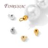 2.5mm 3mm 18K Gold Plated Crimp End Beads,Crimp Beads For Jewelry Making Supplies,Necklace End Bead,Bracelets Accessories