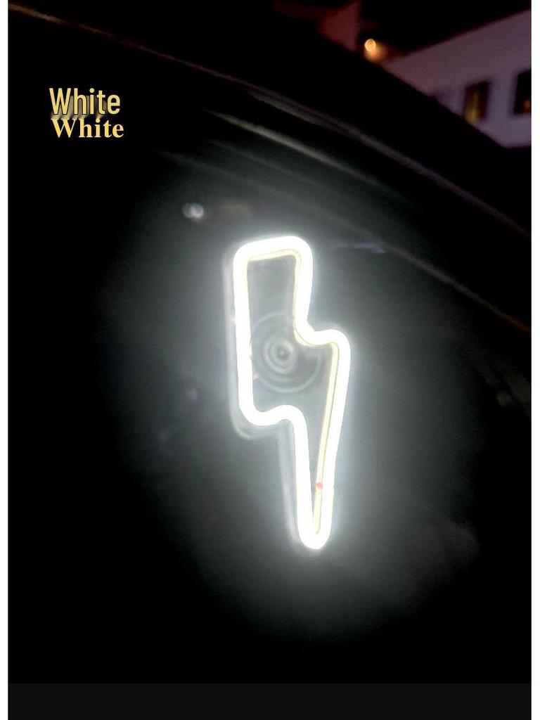 Neon Cyberpunk LED Lightning Window Light: Electric Interior Decor