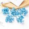 Simulation Hydrangea Shooting Prop Head DIY Handmade Hydrangea Wedding Lead Hydrangea Flower Wall Single Small Hydrangea Fake Flower Decoration