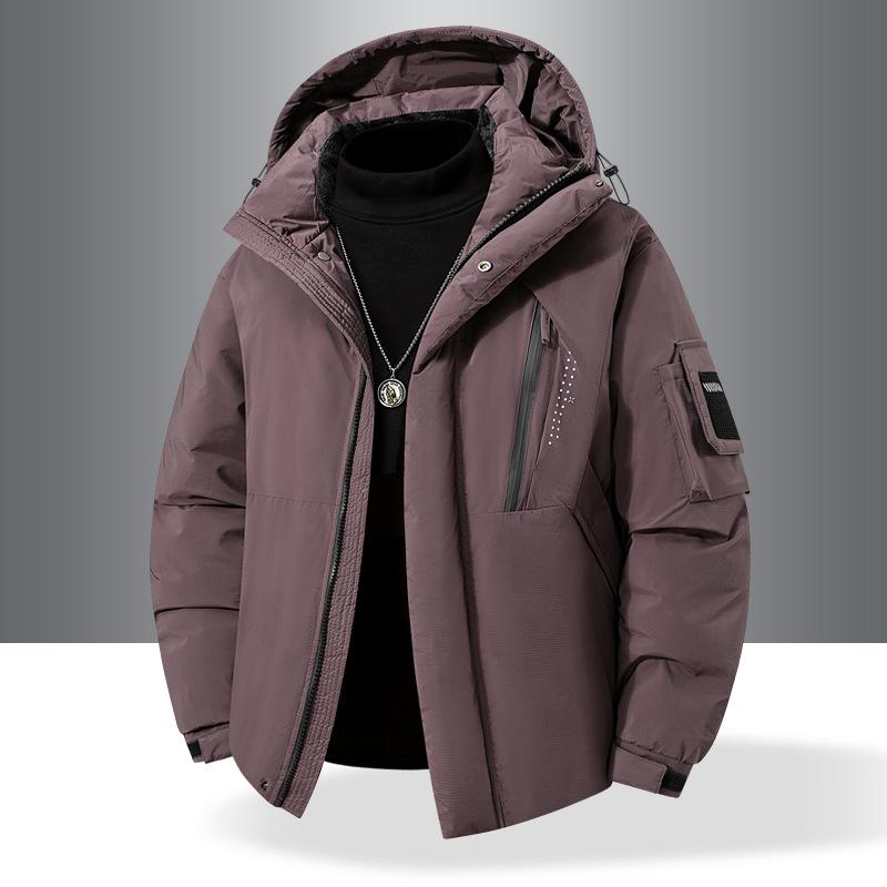 Cotton Jacket Men's Thick Business Casual Cotton Jacket Outdoor Function Windproof and Cold Proof Youth Leisure Versatile Cotton Jacket