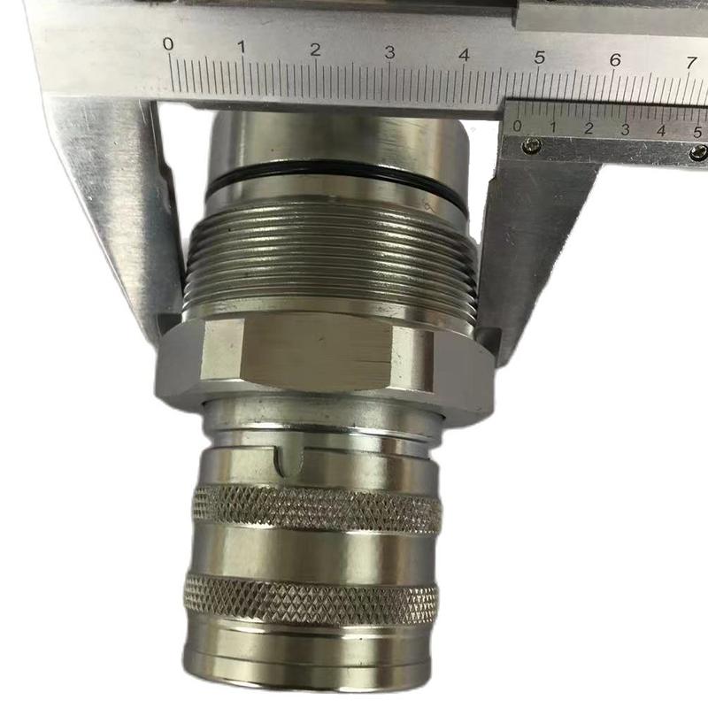 7246802 7246799 Flat Face Hydraulic Breakaway Coupler For Bobcat V1311-77150 77140 Hyd.Faster Coupling