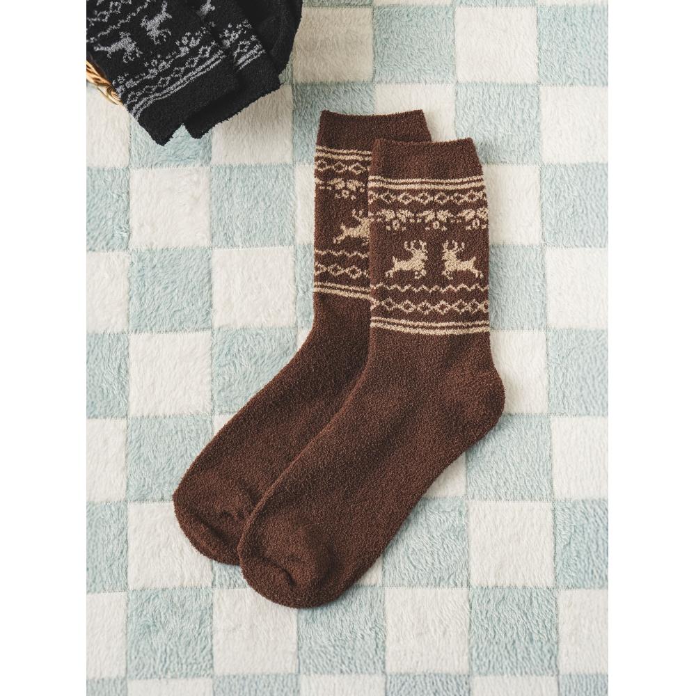 

Monfoot Men S Nordic Point Sleep SockS Коричневый