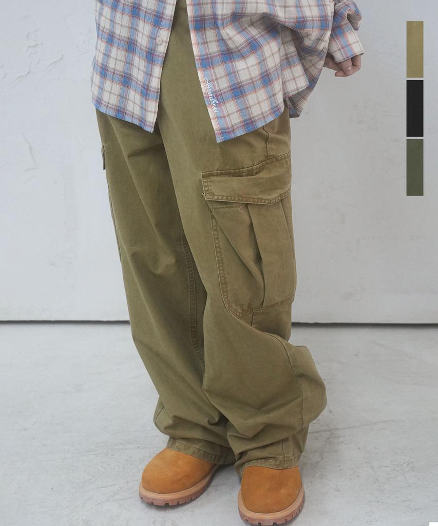 AVANDRESS Sulpa Dyeing Cargo Pants - 3Col