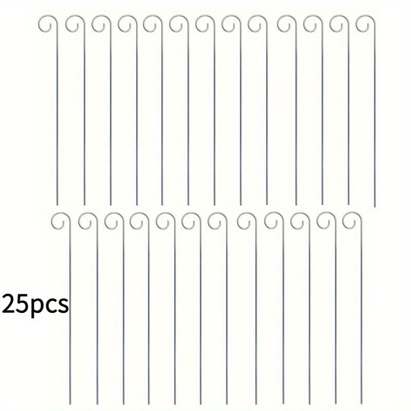 

25/50pcs 16Feet/40Cm Plant Sign Stakes Multifunctional Metal Plant Sign Poles Plants Support Stakes Outdoor Garden Plants Marker