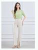 Summer High-Waisted Slimming Fashion Slit Slightly Flared Pants