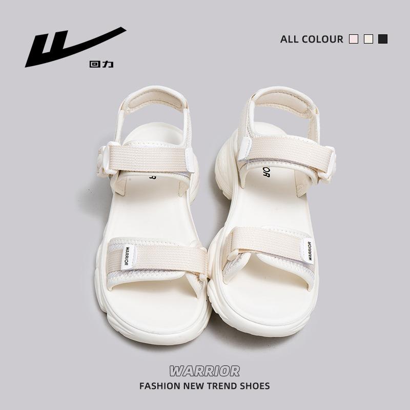 Vitality sports sandals women's Velcro easy to wear and take off lightweight casual shoes simple breathable thick-soled shoes