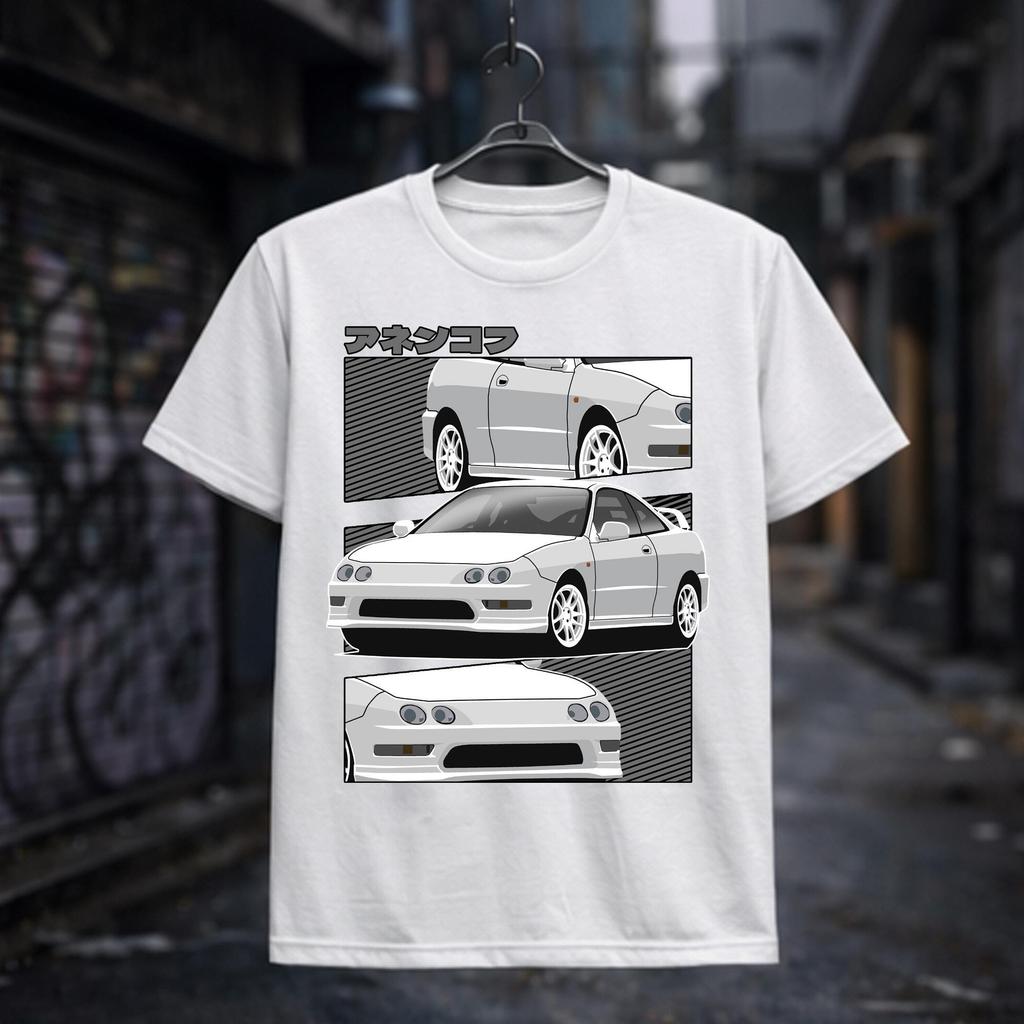 DC2 Stile Type R JDM Maglietta Auto Anni '90 Auto Giapponesi Streetwear Estate 2026 Unisex Unisex Felpa Casual in Cotone Stile Y2k