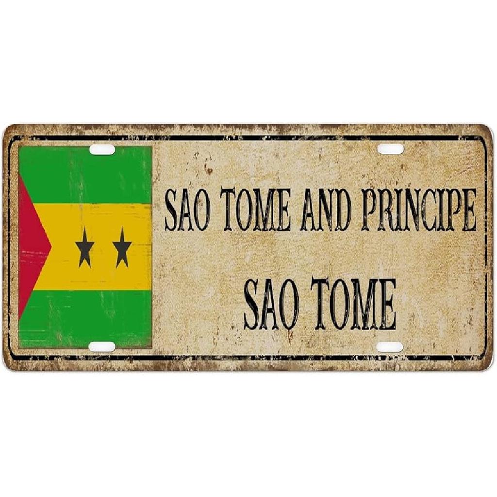 Saint Lucia Vanity License Plates National Flag Castries Vintage Metal License Plate Country Souvenir Gift Aluminum Metal License Plate Car Tag to