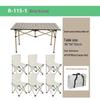Airedi Outdoor Folding Picnic Table and Chair Set