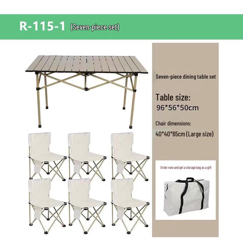 Airedi Outdoor Folding Picnic Table and Chair Set