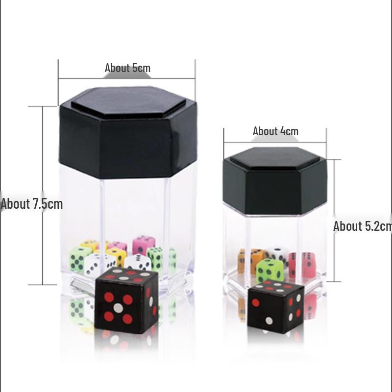 

Colorful Exploding Dice Ring: Magic Prop Gift that Transforms Exploding Magic Dice - 1 to 4 - Small 4.6x2.8cm