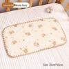 Baby Cloud Breathable Cotton Pillow - Infant Anti-Spit Design, 0-6 Months
