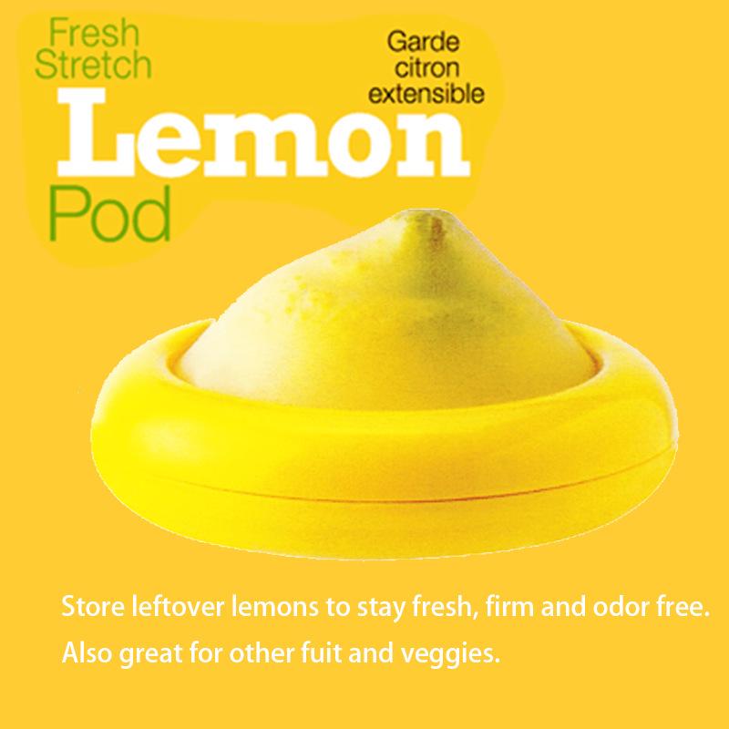 Clear Silicone Sealed Fruit Fresh-keeping Box for Avocado and Refrigerator Storage