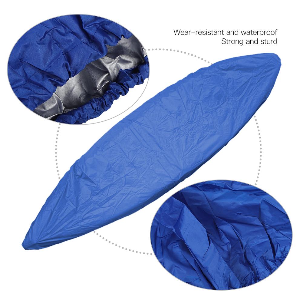 UV Protection Kayaking Canoe Cover Waterproof Resistant Dust Kayak Boat Storage Cover3.5M (Corresponding to Ship 260-300cm)