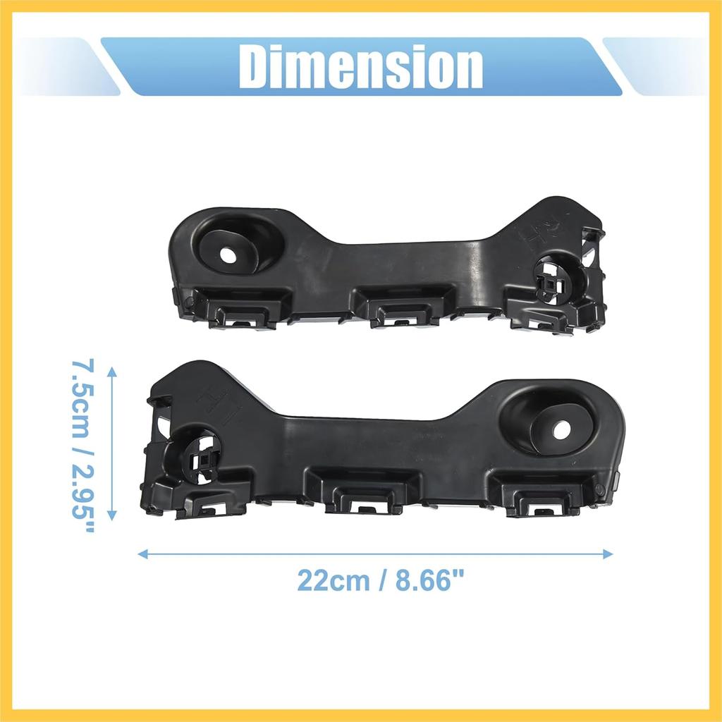 1 Paar Frontstoßstangen-Halterung für Ford Edge 2011-2014 für Lincoln MKX 2012-2015 BT4Z17C947A BT4Z17C947B Linke und Rechte Seite Auto