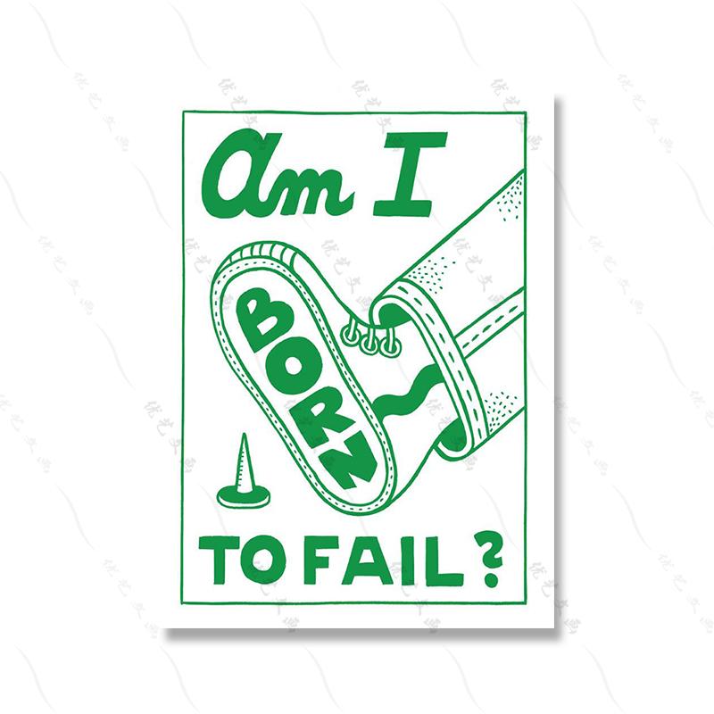 

Красочные абстрактные мультяшные фигуры милые настенные художественные плакаты печать простые линии цитата холст картина гостиная детская комната домашний декор 21x30cm No Framed