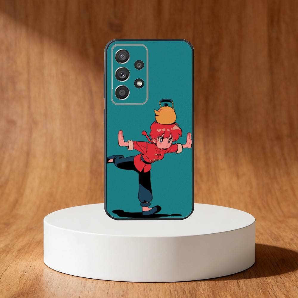 Comics R-Ranma 1-2 Phone Case For Samsung S25,S24,S21,S22,S23,S30,Ultra,S20,Plus,Fe,Note,10,9,5G Black Cover