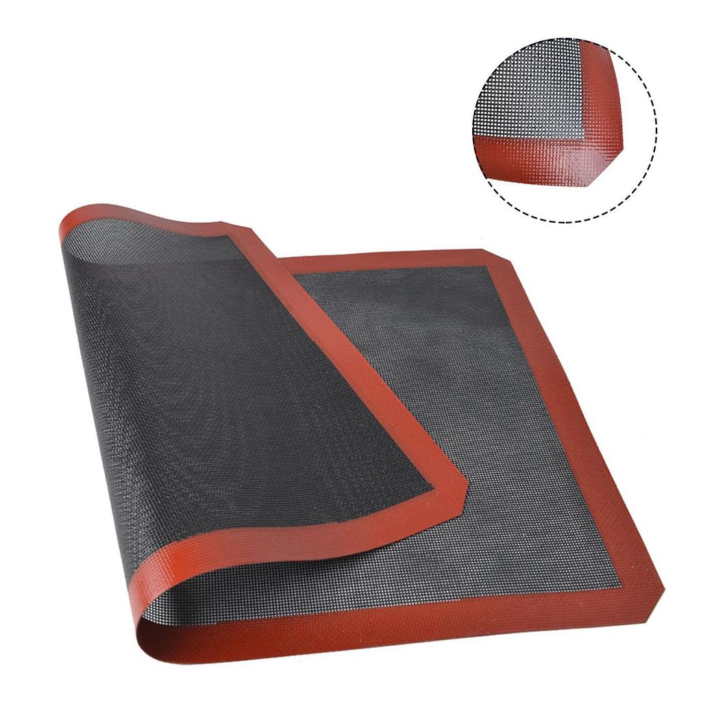 1PCS Silicone Ventilate Grill Mat Baking Tray Breathable Cookie Bread Mat Oven Microwave High Temperature Baking Kitchen Tools