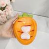 Cartoon Carrot Soap Box Cute Bathroom Storage Rack Tray Container Soap Holder  Balcony