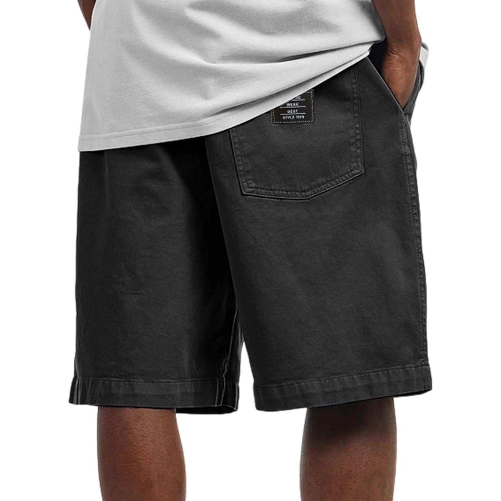 Men s  Cargo Shorts Men s Elastic Waist Outdoor Sports Shorts L