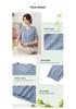 Mom's Chic V-neck Ice Silk Cardigan & T-shirt for Middle-aged & Elderly Women