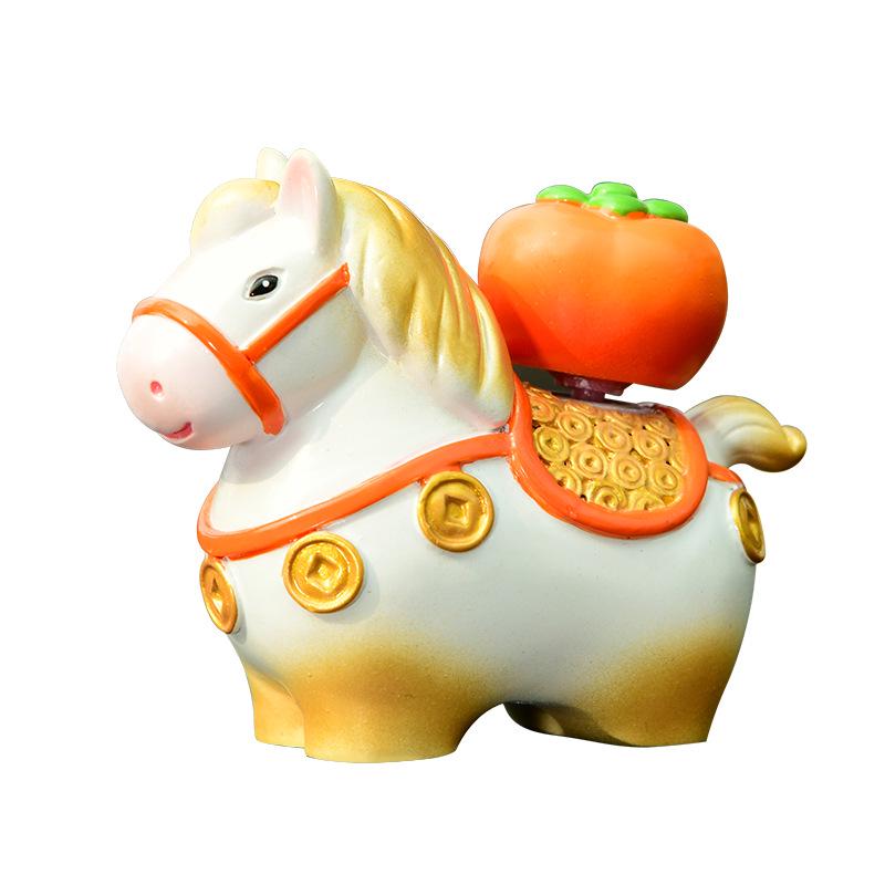 Little Pony Fufu Resin Figurine - Creative Car Console Decoration