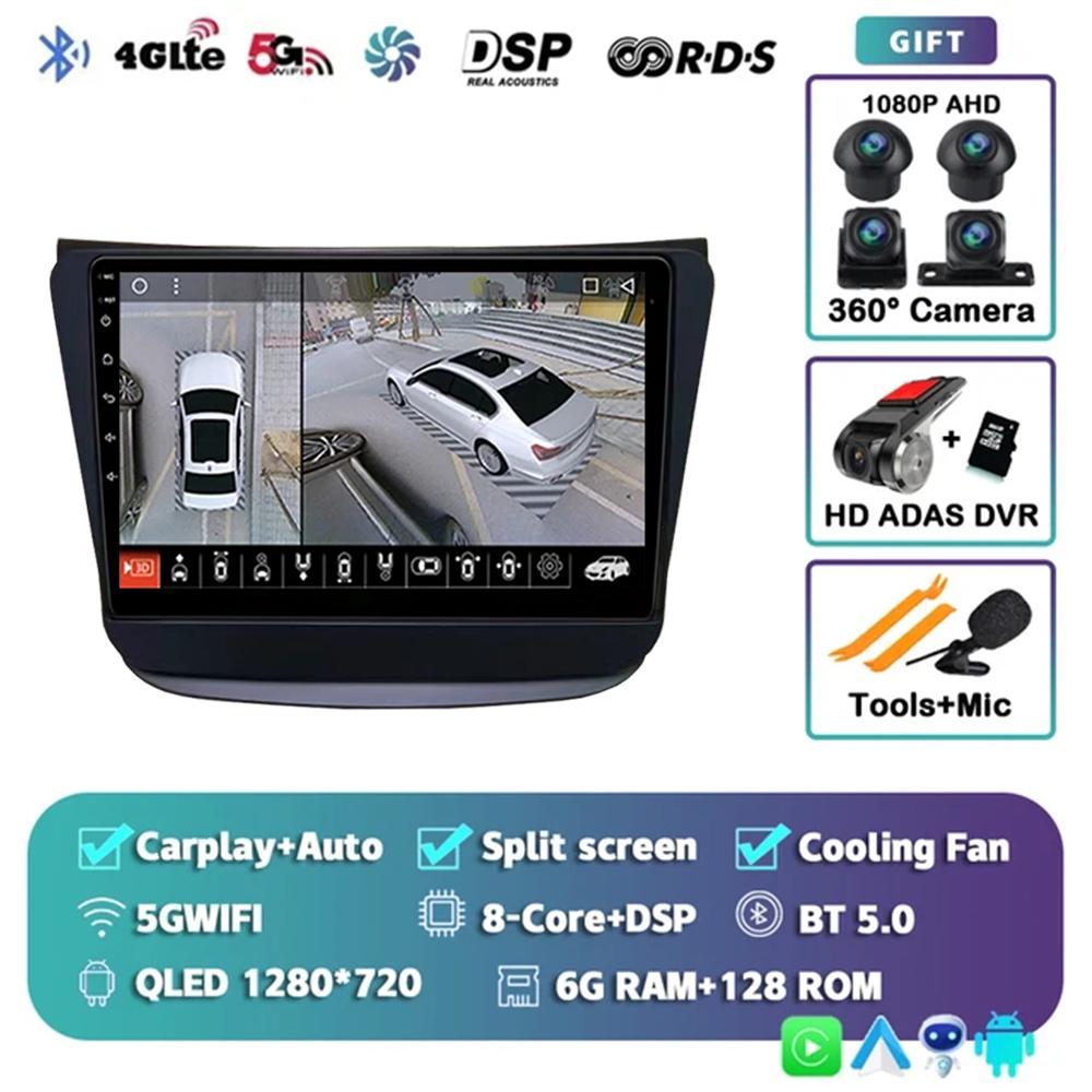 9 inches Android 14 Carplay Auto 4G+WiFi DSP For Suzuki WAGON R 2019+ Car Radio Multimedia Video Player GPS Head Unit Stereo BT